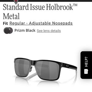 BRAND NEW Oakley Standard Issue Holbrook Metal Sunglasses - Prizm Black
